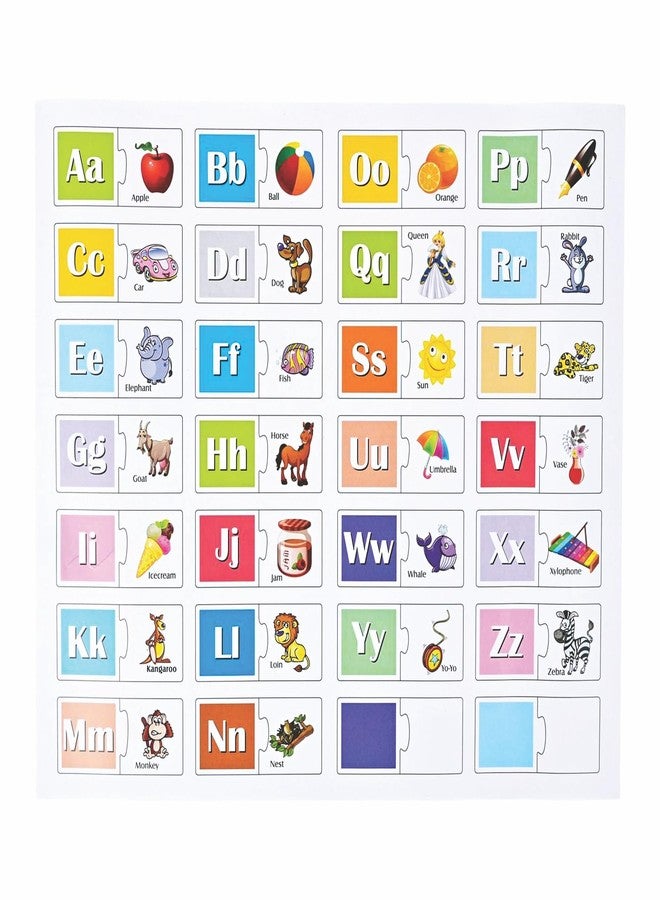 Dolly Plastic Alphabet Puzzles, 26 Letters, Educational Early Learning Set with 52 Pieces, Ages 4+ - Image 3